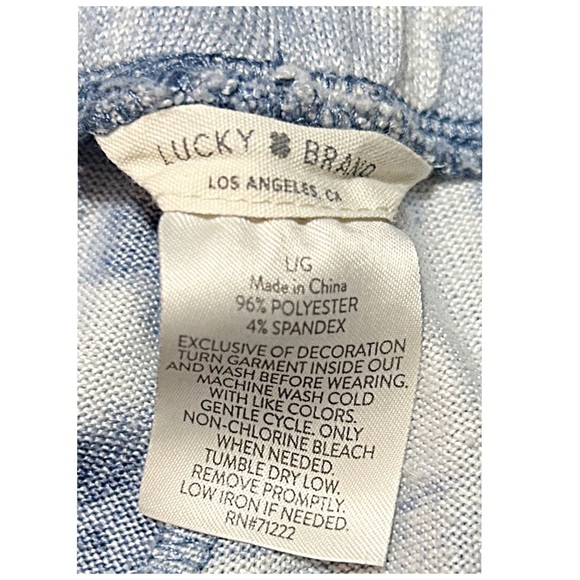 Lucky Brand Los Angeles, Soft Knit Tye Dye, Lounge Pants, Pajama Pants - Picture 7 of 7